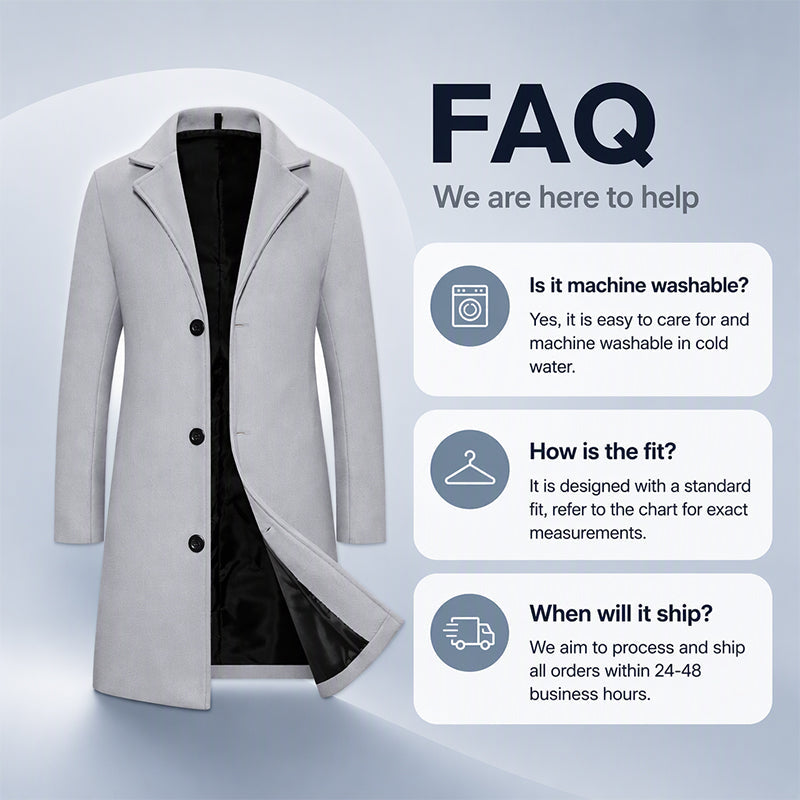 Men’s Classic Single-Breasted Solid-Color Jacket — A Timeless Everyday Essential