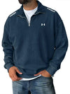 Retro Half-Zip Casual Sweatshirt