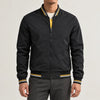 Striped Trim Bomber Jacket