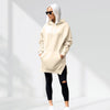 Oversized Cotton Hoodie Dress
