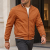 Striped Trim Bomber Jacket