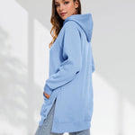 Oversized Cotton Hoodie Dress