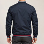 Striped Trim Bomber Jacket