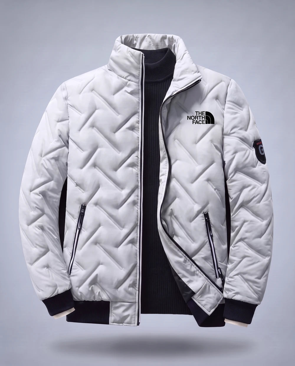 Quilted Stand Collar Jacket