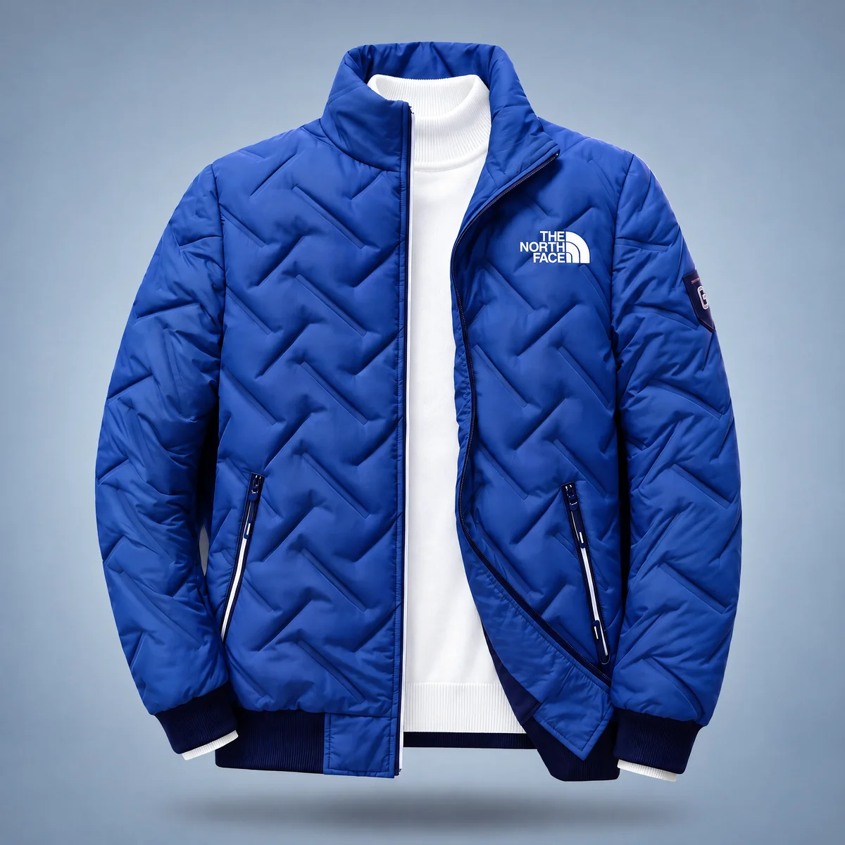 Quilted Stand Collar Jacket