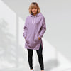Oversized Cotton Hoodie Dress