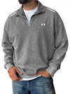 Retro Half-Zip Casual Sweatshirt